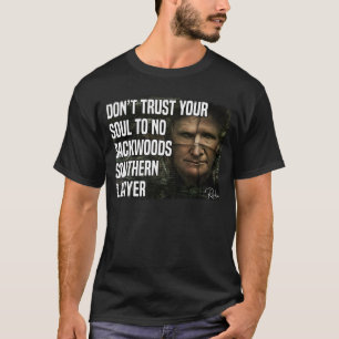 T-shirt Ne faites pas confiance à votre âme à aucun backwo