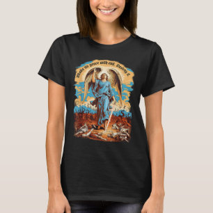T-shirt Ne faites pas la paix avec l'archange Michel Jésus