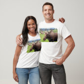 T-shirt Ne font pas les orignaux avec moi (Unisexe)