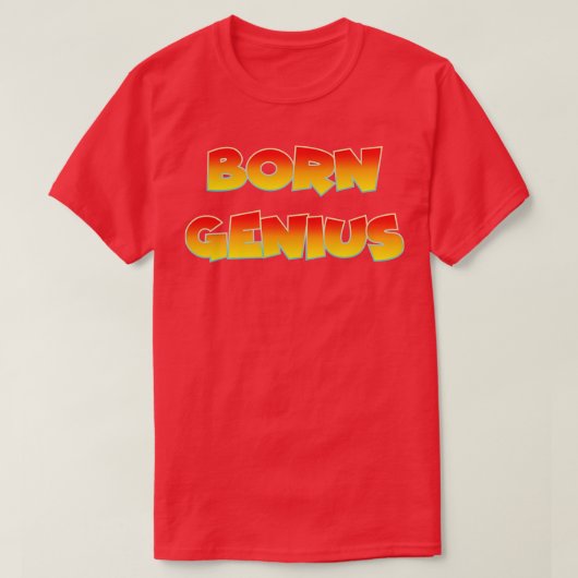 T-shirt Né Genius (Design devant)