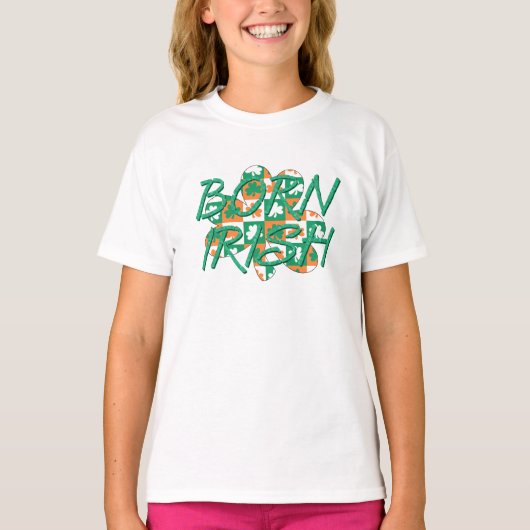 T-shirt Né Irlandais (Devant)