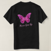 T-shirt Ne jamais abandonner (Design dos)
