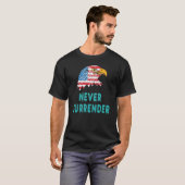 T-shirt Ne jamais abandonner (Devant entier)