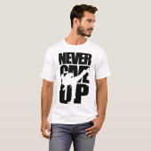 T-shirt Ne jamais abandonner le karaté (Devant entier)