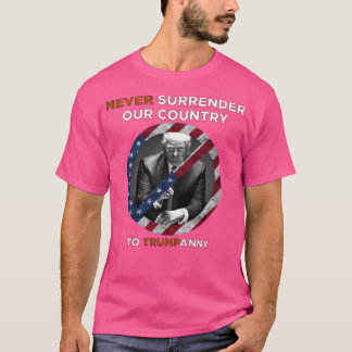 T-shirt Ne jamais abandonner notre pays (1N)
