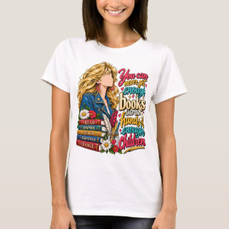 T-shirt Ne jamais avoir assez de livres pour les enfants L