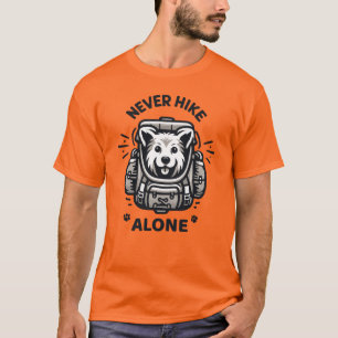 T-shirt Ne jamais faire de la randonnée seule