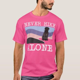 T-shirt Ne jamais marcher seul Bouvier Des Flandres Randon