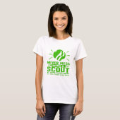 T-shirt Ne Jamais Mess Avec Un Scout (Devant entier)
