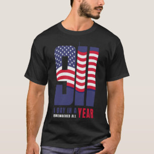 T-shirt Ne jamais oublier le 11 septembre