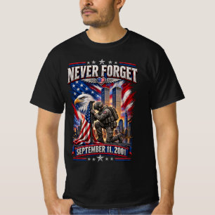 T-shirt Ne jamais oublier le 11 septembre 2001 Jour de com