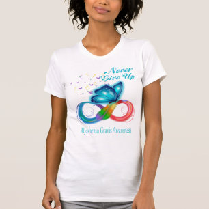 T-shirt Ne jamais renoncer à la sensibilisation à la Mya