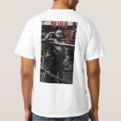 T-shirt Ne jamais renoncer à l'art de boxe (Dos)