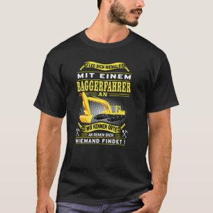 T-shirt Ne Jamais Se Régler Avec Un Pilote De Digger