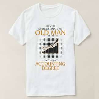 T-shirt Ne jamais sous-estimer un diplôme de comptabilité