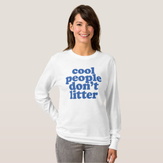 T-shirt Ne jetez pas de déchets - Esthétique éco-responsab
