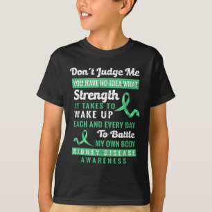 T-shirt Ne juge pas moi Soutien à la sensibilisation aux m
