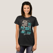 T-shirt Ne juge pas mon pit Bull (Devant entier)