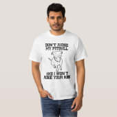 T-Shirt ne juge pas mon Pitbull ! (Devant entier)