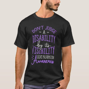 T-shirt Ne jugez pas A Handicap Chiari Malformation Aware