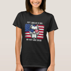 T-shirt Ne jugez pas ma mère de Pit Bull Pitbull ou mon p