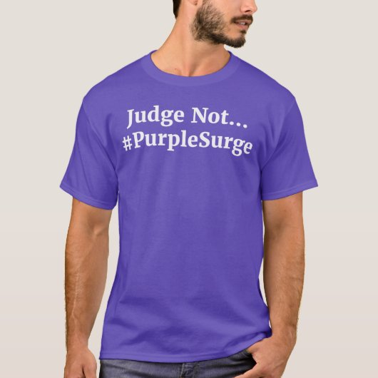 T-shirt Ne jugez point... (Devant)