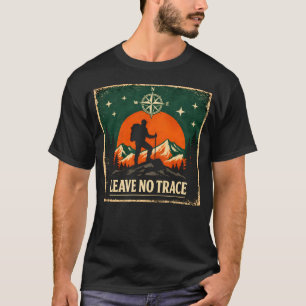 T-shirt Ne laissez aucune trace – Éthique de plein air éco