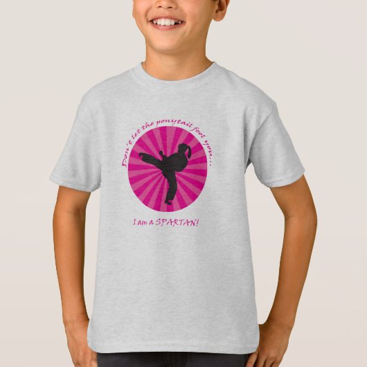 T-shirt Ne laissez pas la queue de cheval vous duper (Devant)