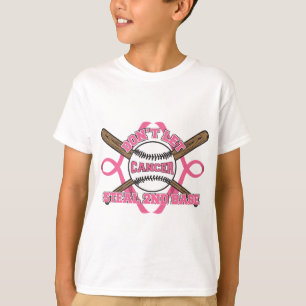 T-shirt Ne laissez pas le cancer voler la deuxième base -