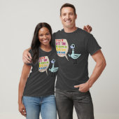 T-shirt Ne Laissez Pas Le Pigeon S'Approcher Trop (Unisexe)