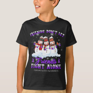 T-shirt Ne laissez pas les amis combattre seuls Fibromyalg