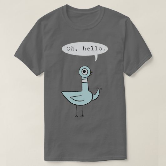 T-shirt Ne laissez pas Pigeon conduire l'autocar (Design devant)