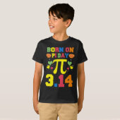 T-shirt Né Le Jour Du Pi (Devant entier)