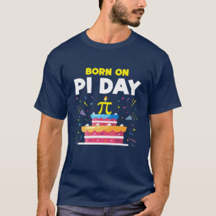 T-shirt Né Le Jour Du Pi