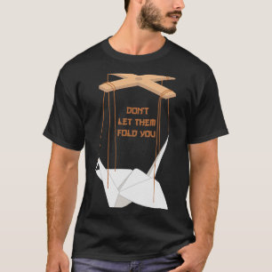 T-shirt Ne Les Laisser Plier Vous Oiseau Origami Artiste J
