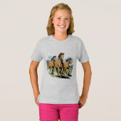 T-SHIRT NÉ LIBRE CHEVAL (Devant entier)
