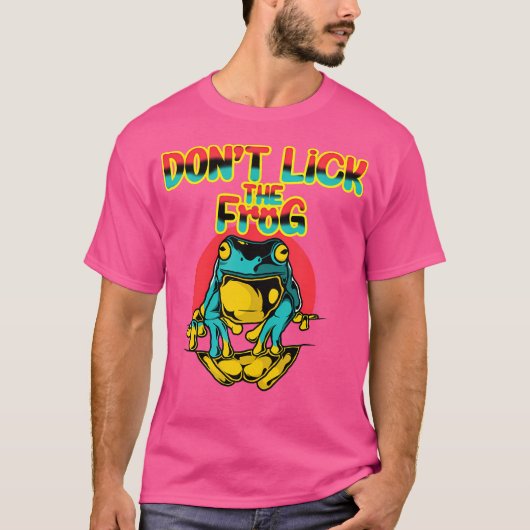T-shirt Ne Lick Pas La Grenouille (Devant)