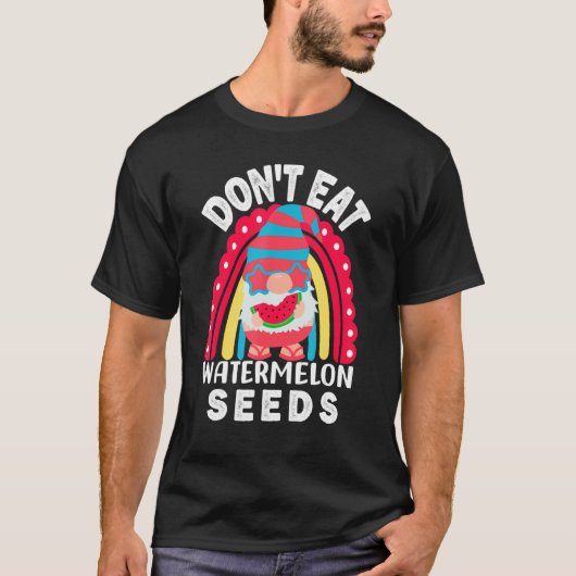 T-shirt Ne mangez pas de graines de pastèque Maternité Fru (Devant)