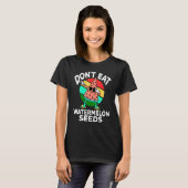 T-shirt Ne Mangez Pas Les Graines De Pastèque Grossesse D (Devant entier)