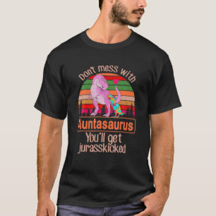 T-shirt Ne manquez pas avec Auntasaurus Autism Auntie