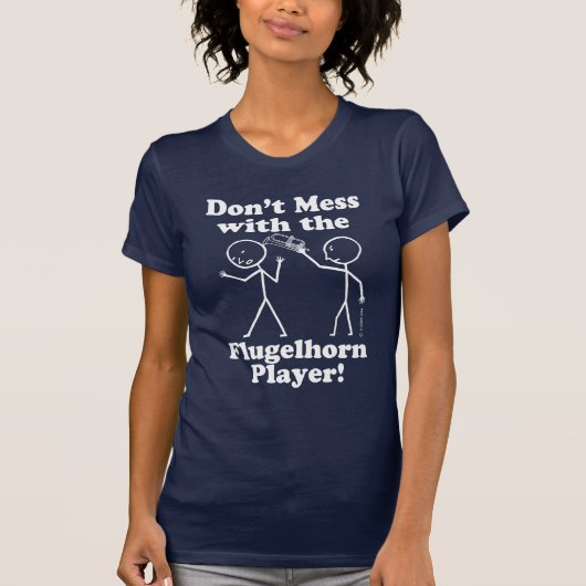 T-shirt Ne manquez pas avec le Flugelhorn Player (Devant)
