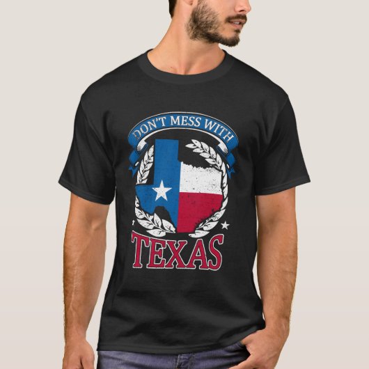 T-shirt Ne Manquez Pas Avec L'Etat Texas (Devant)