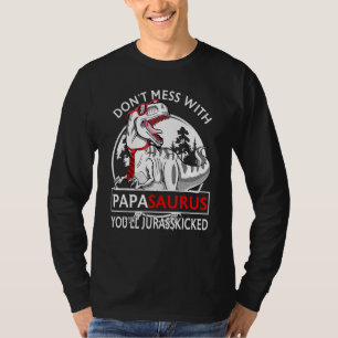 T-shirt Ne Manquez Pas Avec Papasaurus Vous Obtiendrez Jur