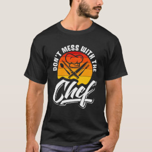 T-shirt Ne manquez pas le chef Retro Cuisine alimentaire 1