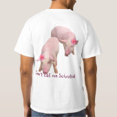 T-shirt Ne m'appelez pas Schnitzel (Dos)