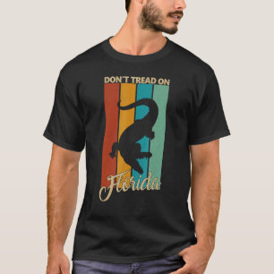 T-shirt Ne marchez pas sur l'alligator de Floride
