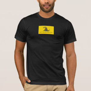 T-shirt Ne marchez pas sur mes données Gadsden flag parofy