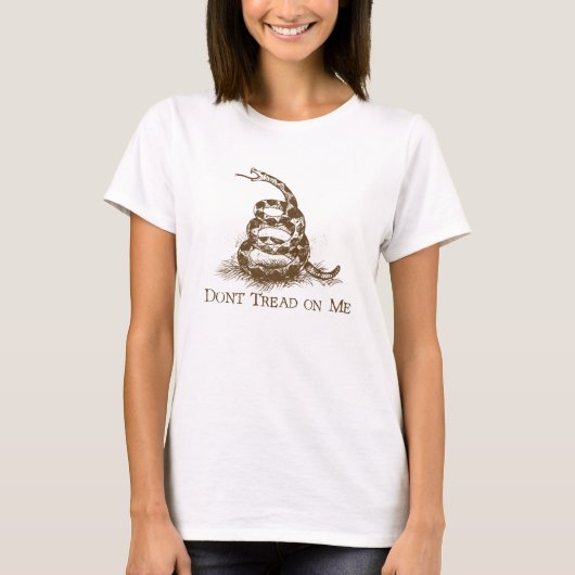 T-shirt Ne marchez pas sur moi (Devant)