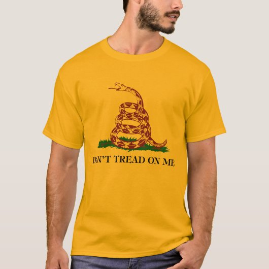 T-shirt Ne marchez pas sur moi (Devant)