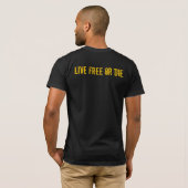T-shirt Ne marchez pas sur moi (Dos entier)